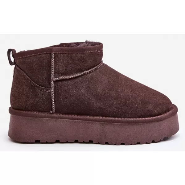  Dámské sněhule BOTO W5828 BROWN 