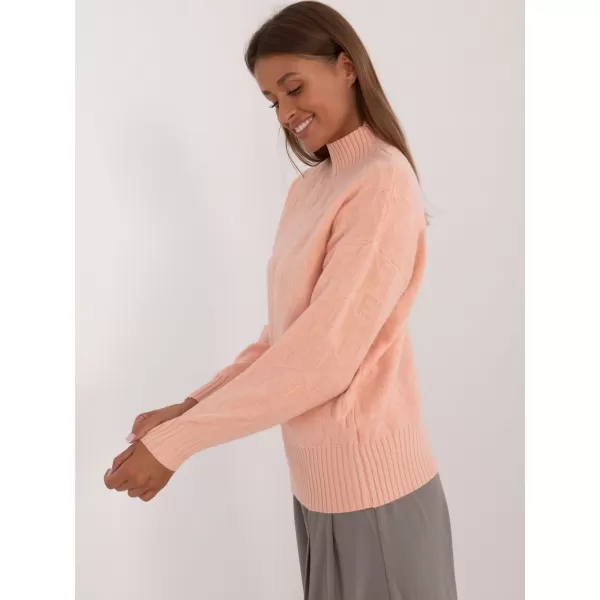  Dámský svetr WOOL FASHION ITALIA AT-SW-2339.54 PEACH AMBER 