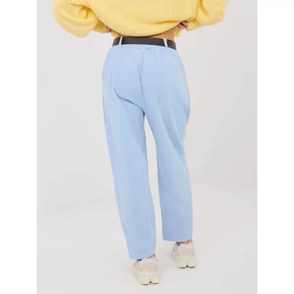  Dámské kalhoty ITALY MODA MI-SP-2690.00 LIGHT BLUE 