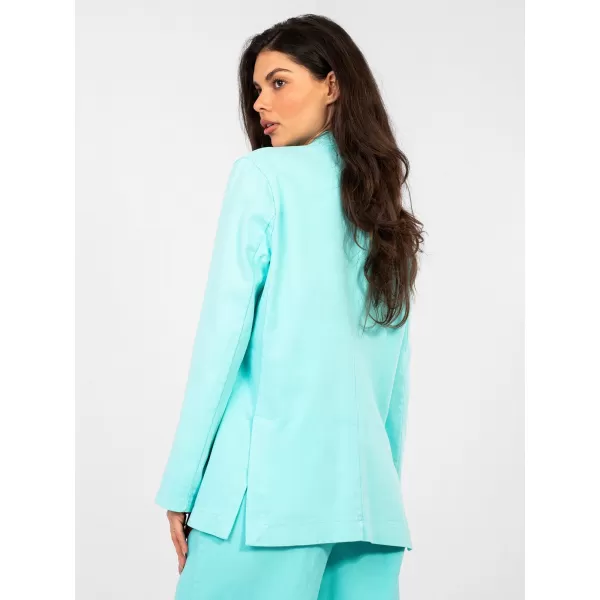  Dámská bunda RUE PARIS IT-MA-FL7703.49 TURQUOISE 