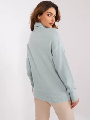 Dámský svetr WOOL FASHION ITALIA AT-SW-23401.97P MINT