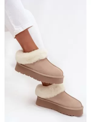 Dámské sněhule BOTO W5818 BEIGE