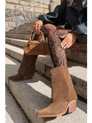 Dámské boty BIG STAR SHOES UU274114 BROWN/BEIGE SHADOWS
