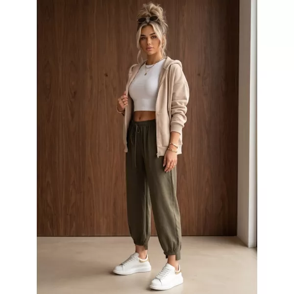  Dámské kalhoty DSTREET OLIVOVÁ 