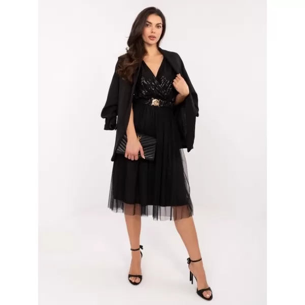  Dámské šaty ITALY MODA MI-SK-62464.27 BLACK 