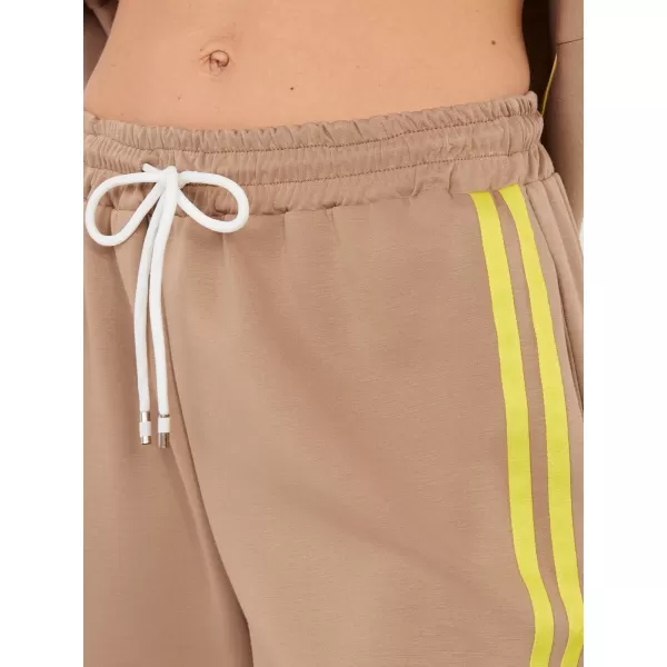  Dámská tepláková souprava RUE PARIS IT-KMPL-22216.75 DARK BEIGE 