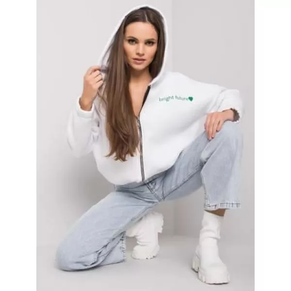  Dámská mikina RUE PARIS RV-BL-7366.31 WHITE 