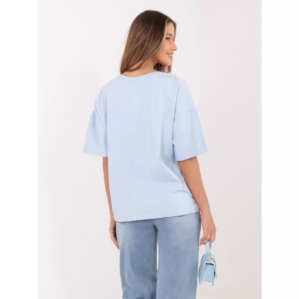  Dámské tričko RUE PARIS RV-BZ-A1230.12 LIGHT BLUE 