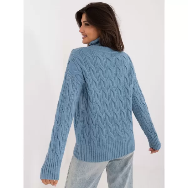  Dámský svetr WOOL FASHION ITALIA AT-SW-23445.00 BLUE 