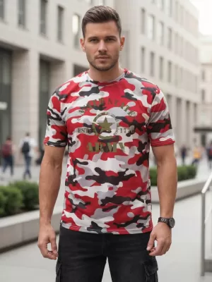 Pánské triko DSTREET ČERVENÁ