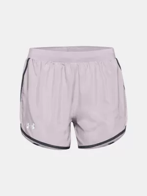 Dámské kraťasy UNDER ARMOUR W UA FLY BY 2.0 SHORT 1350196-585 FIALOVÁ