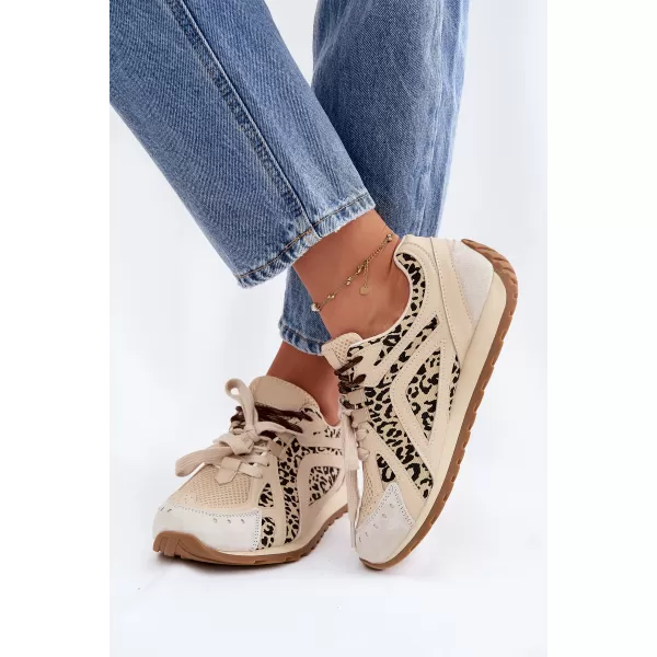  Dámské tenisky BIG STAR SHOES TT274549 BEIGE 