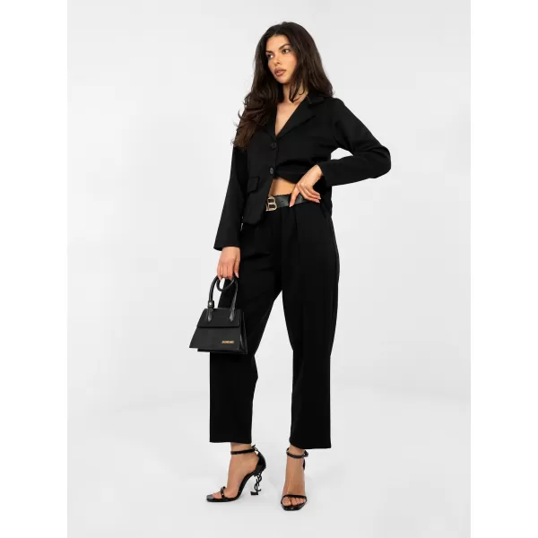  Dámské kalhoty ITALY MODA IT-SP-10006.76 BLACK 