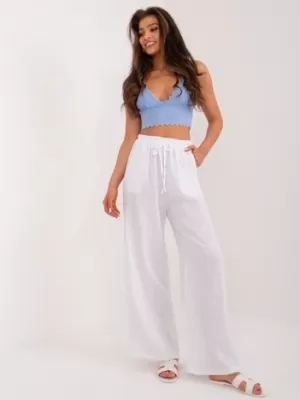 Dámské kalhoty ITALY MODA DHJ-SP-8229.84 WHITE