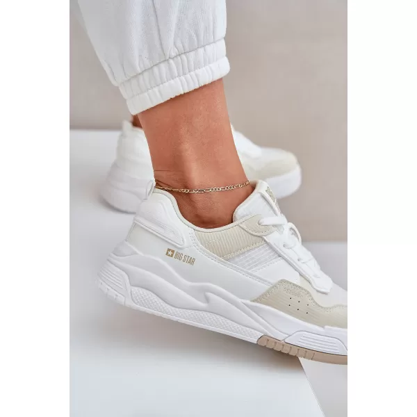  Dámské tenisky BIG STAR SHOES OO274A155 WHITE 