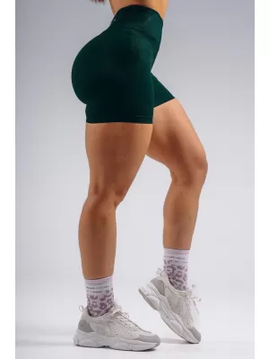 Extra push-up šortky NEBBIA PRIMAL 857 DARK GREEN