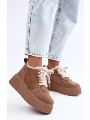 Dámské sněhule BOTO 25816 DARK BEIGE