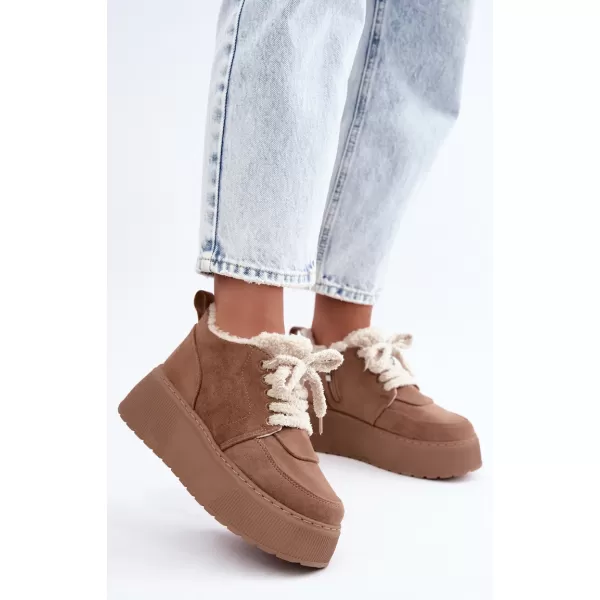  Dámské sněhule BOTO 25816 DARK BEIGE 