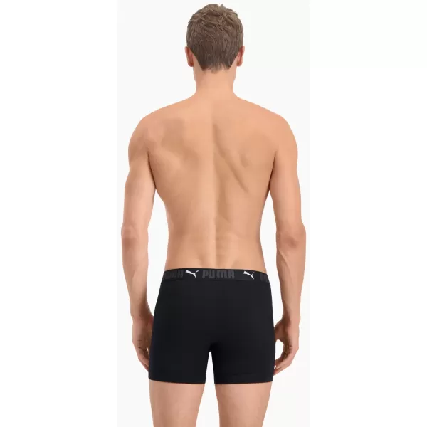  Pánské boxerky PUMA SPORT COTTON BOXER 2P 93552101 BLACK 