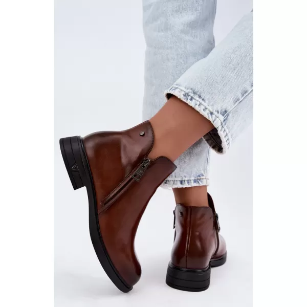  Dámské kotníkové boty VINCEZA 133112 BROWN 