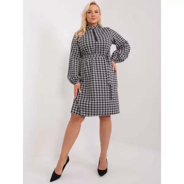  Dámské šaty LAKERTA LK-SK-509476.28P GRAY-BLACK 