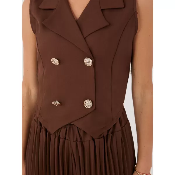  Dámský komplet ITALY MODA IT-KMPL-21223.18 DARK BROWN 