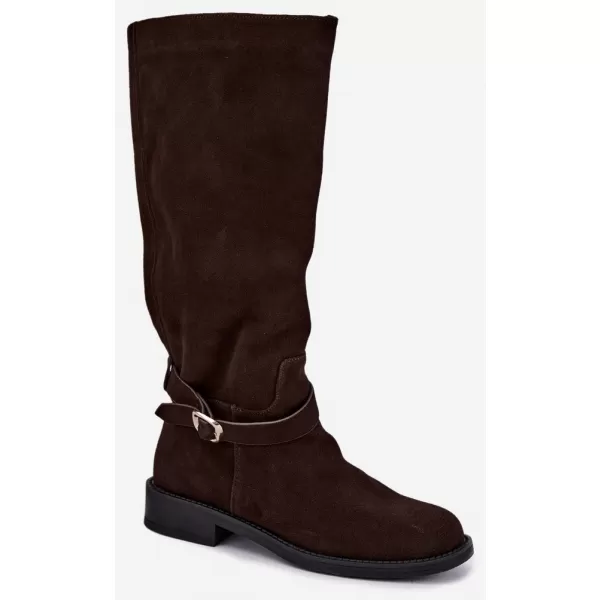  Dámské kozačky VINCEZA 89168 BROWN 