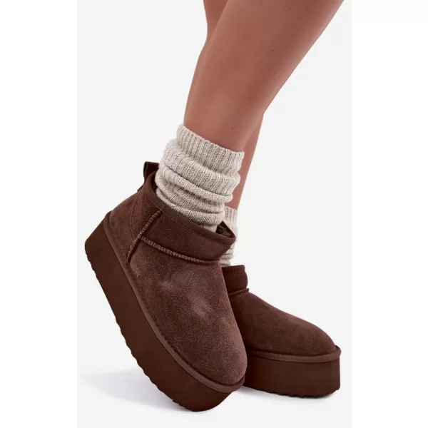  Dámské sněhule BOTO 6391 BROWN 