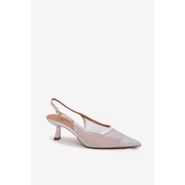 Dámské sandály BOTO QQ-213 SILVER 