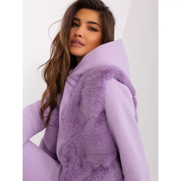  Dámská vesta WOOL FASHION ITALIA AT-KZ-2349.00P BRIGHT PURPLE 