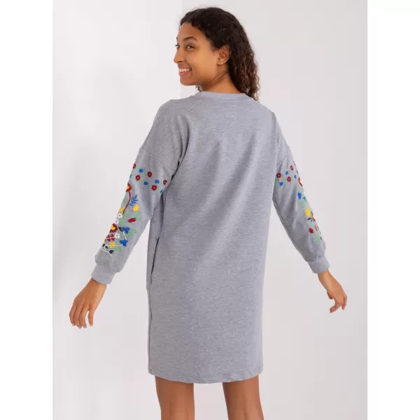  Dámské šaty RUE PARIS RV-SK-8979.94P GRAY 