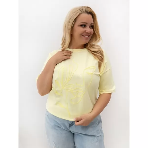  Dámské tričko RELEVANCE RV-TS-A1331.29P BRIGHT YELLOW 