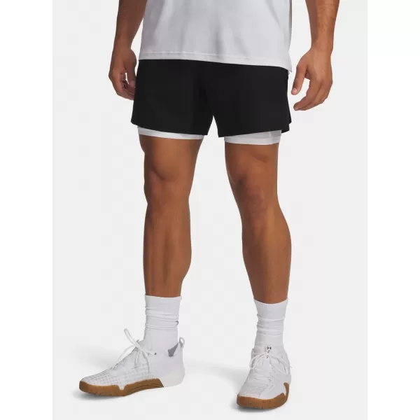  Pánské kraťasy UNDER ARMOUR VANISH ELITE 6IN SHORT 6009868-008 ČERNÁ 