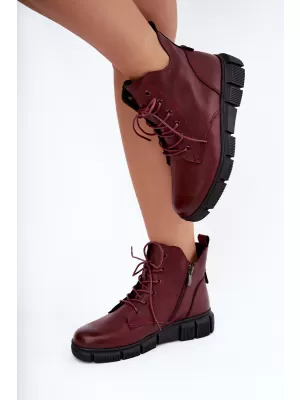 Dámské boty BOTO 26BT17-9301 BURGUNDY