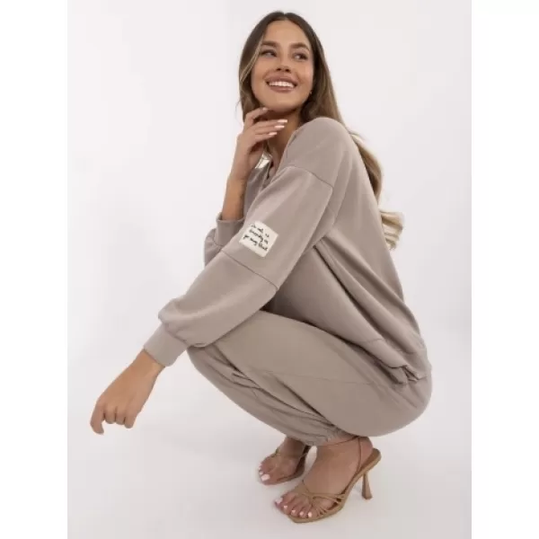  Dámský set ITALY MODA MI-KMPL-M5879.86 DARK BEIGE 