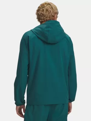 Pánská bunda UNDER ARMOUR VIBE WOVEN JACKET 6003001-338 ZELENÁ