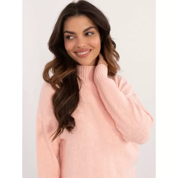  Dámský svetr WOOL FASHION ITALIA AT-SW-2339.54 PEACH 