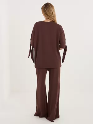 Dámský komplet RELEVANCE RV-KMPL-A1238.50 DARK BROWN