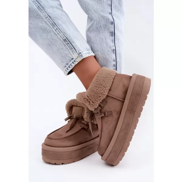  Dámské sněhule BIG STAR SHOES UU274215 BEIGE 