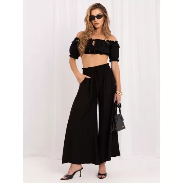  Dámské kalhoty FACTORY PRICE CS-SP-LPH2517.17P BLACK 