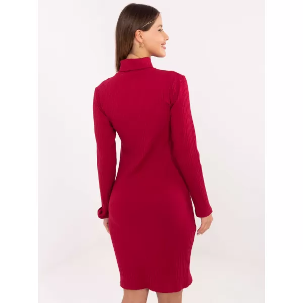  Dámské šaty RUE PARIS RV-SK-A1048.83 BURGUNDY 