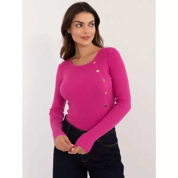  Dámský svetr WOOL FASHION ITALIA AT-SW-2332-2.65 FUCHSIA 