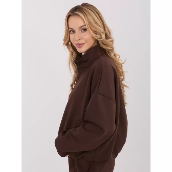  Dámská mikina FACTORY PRICE SM-BL-A1562.33 DARK BROWN 