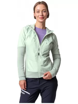 Dámská mikina HANNAH NINO PRO AQUA FOAM/ICEBERG GREEN