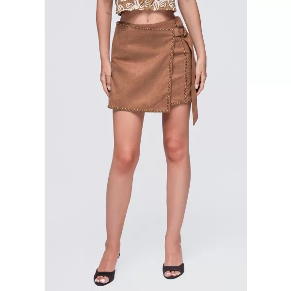  Dámská sukně OMBRE OW-GL-E0023 CAMEL 