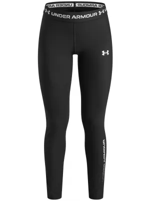 Dívčí legíny UNDER ARMOUR UA HEATGEAR BRANDED LEGGING 6013697-001 ČERNÁ