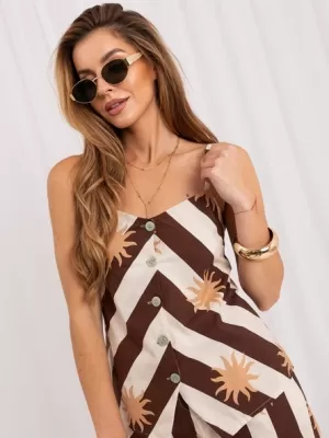 Dámský top ITALY MODA IT-TP-FL10901YGM.27 BROWN