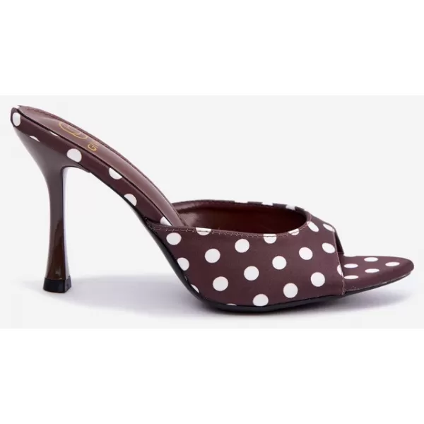  Dámské pantofle BOTO SQC-295 BROWN 