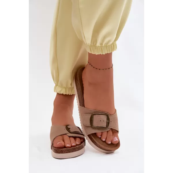  Dámské pantofle BOTO 2833 KHAKI 