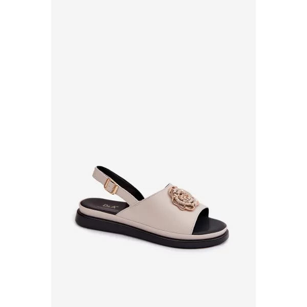  Dámské sandály S.BARSKI GR61-5937 BEIGE 